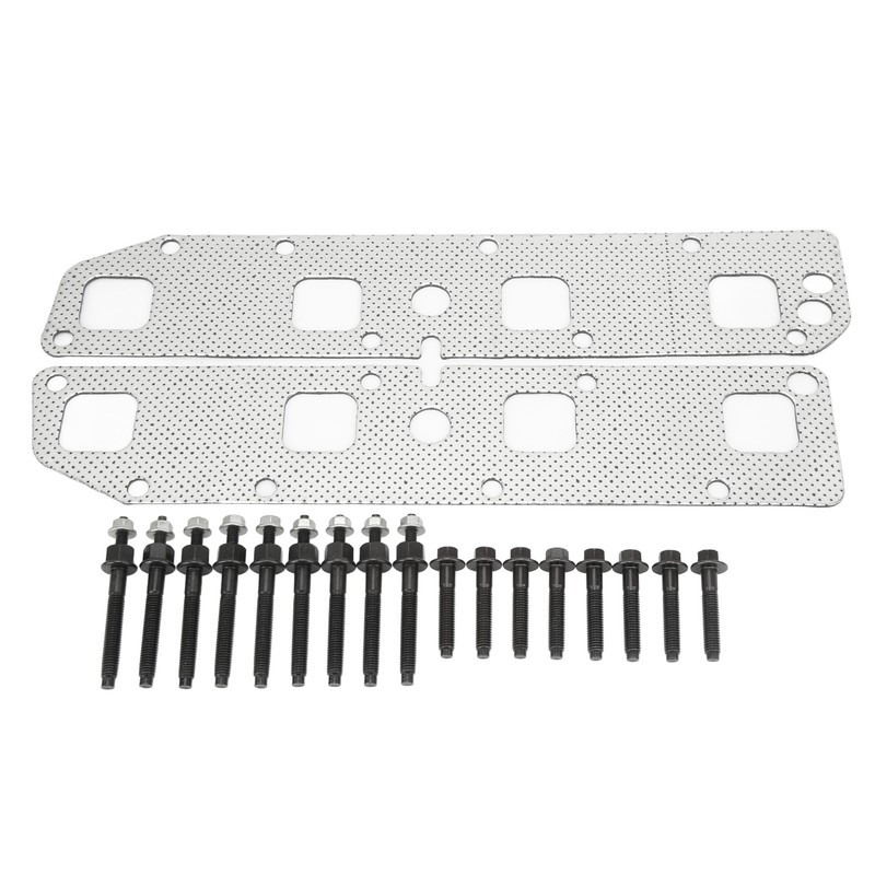 Exhaust Manifold Gasket Bolts Stud Nut Set Complete Replacement for