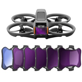 FPVtosky ND Filter Set for DJI Avata 2, Multi-Coated ND Filter Set for DJI Avatar 2 Drone Accessories - Pack of 6 Filters (MCUV, ND8, ND16, ND32, ND64, ND128)