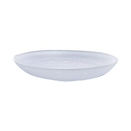 Hirota Glass 359 Small Plate, Frost, Diameter 6.1 x Height 1.4 inches (15.6 x 3.5 cm), Blizz