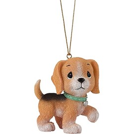 Precious Moments 226409 I Ruff You Beagle Resin Ornament, Multi