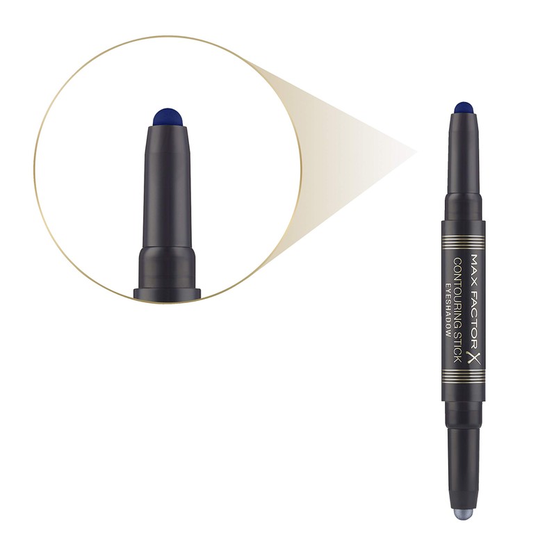 Max Factor Contouring Stick Eyeshadow Silver Storm & Midnight Blue