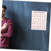 TEHAUX 8 Sheets Gesture Language Learning Posters Fun Classroom Decor