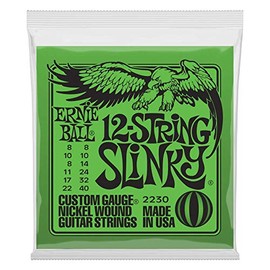 Ernie Ball 12-string Slinky Nickel Wound Guitar Strings - 8-40 Gauge (P02230)