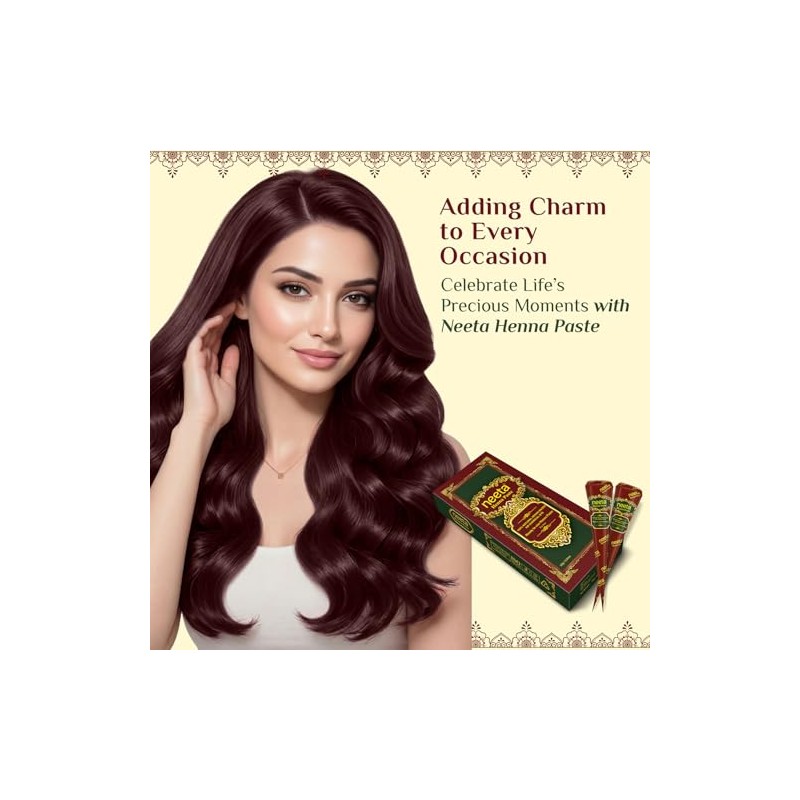 Neeta Ready-to-Use Henna Paste for Hair – Herbal Henna-Based Formula