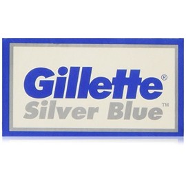 25 Silver Blue Double Edge Razor Blades Made in Russia by 7 O'clock