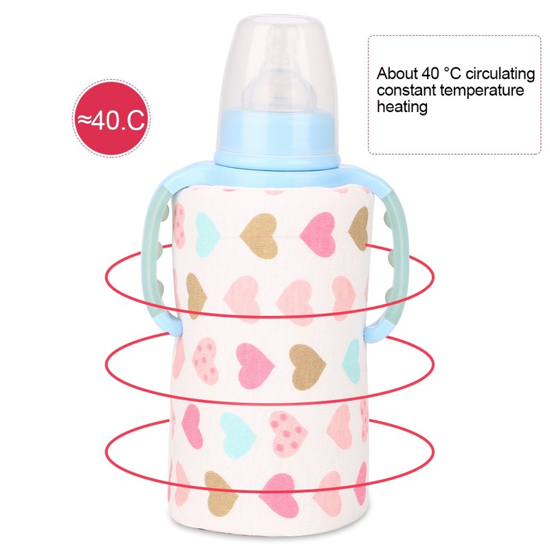 USB Portable Travel Infant Baby Feeding Bottle Warmer Heater Thermostat