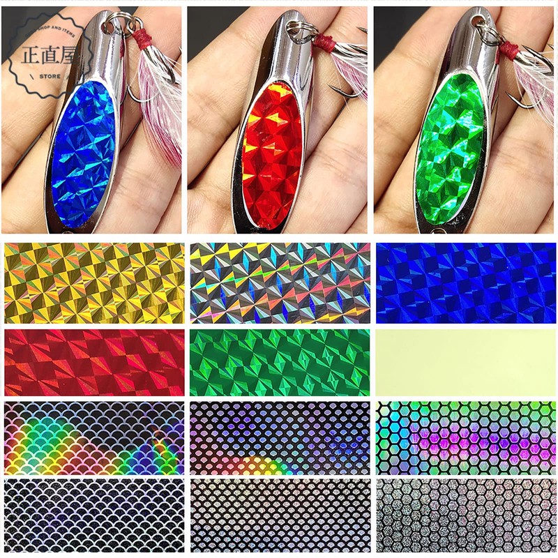 Lures for Modification Hologram Seals, Eyeball Stickers, Handmade, Bait, Fishing,