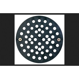 Sioux Chief 801-APK Floor Drain Replacement Strainer, 6-3/4", Black