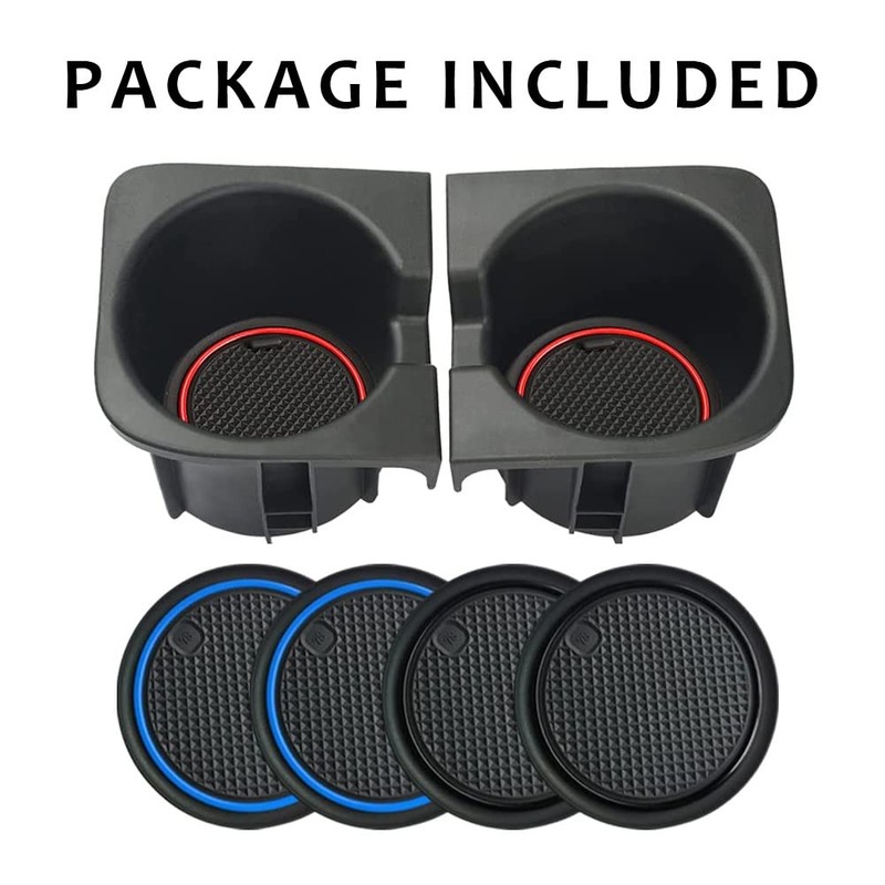 AOTEMILK Console Cup Holder Inserts Replacement for Toyota Tacoma 2005