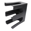 Cup and Lid Holder, Paper Cup Dispenser, 2 Compartments, Black