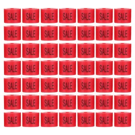 WINOMO 100pcs Clothes Hanger Size Markers Plastic Clothes Hanger Tags Marker Assortment Kit Red