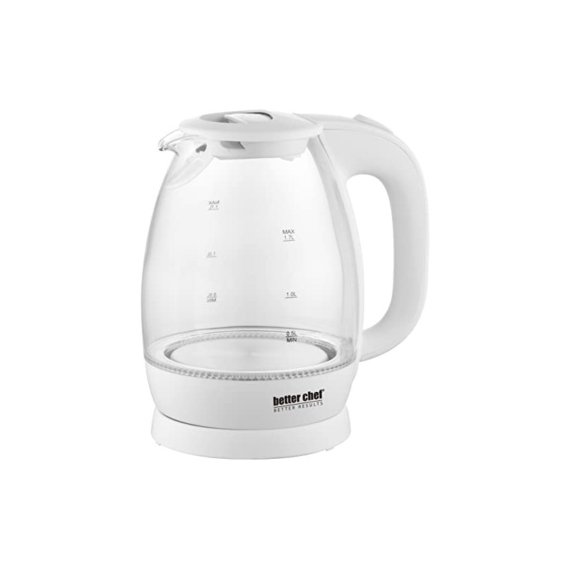 Better Chef Cordless Electric Glass Kettle | 7-Cup Borosilicate Glass