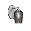 Capri 1 Light Wall Sconce in Brushed Nickel (5911-BN-4252)