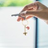 2 Pieces Bee Keychains, Animal Shape Keychains, Creative Keychains, Honeycomb