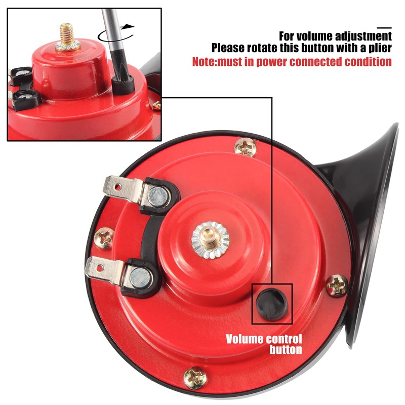Geggkake Universal Golf Cart 12 Volt Horn Kit Fits Club