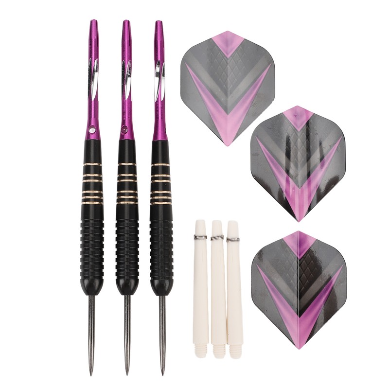 Dart Set Professional Steel Aluminum PET Knurling Grooves Design with