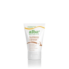 Alba Botanica Sunless Tanner Lotion, 4 Oz