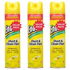 Enn-dust Lemon Zest Multi-Surface Dusting and Cleaning Spray, Lemon Zest, 3-Pack, 37.5 oz