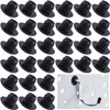 Isslly 30PCS Pegboard Hook Locks, Black Peg Hook Stoppers Clips,