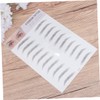 Mikinona Easy Apply Artificial Eyebrow Stickers 3d Eyebrow Stencils for