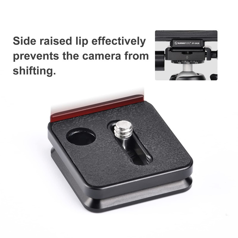 SUNWAYFOTO SP-38QB Arca Swiss Quick Release Plate Camera Universal QR