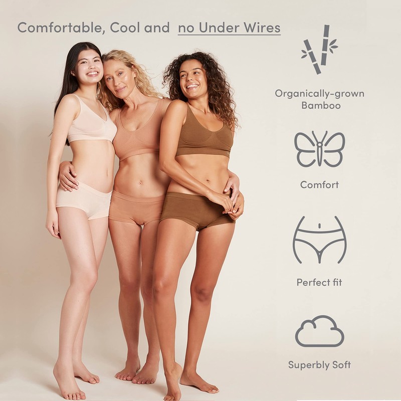 Boody Women's Padded Bra, nude