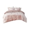 Comfort Spaces Juliette Luxe Comforter Set Velvet Lush with Soft