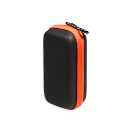 CaseSack Open Ear Headphones Case for Oladance OWS 2, OWS 1 Open Ear Headphones (Not fit for Charger case) (Black with Orange Zip)