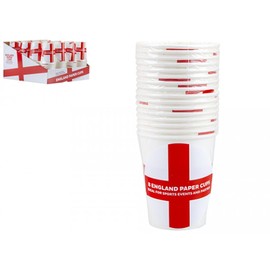 St George Eco-Friendly Paper Cups (9 Oz) - Perfect for Parties & Events - Pack of 8