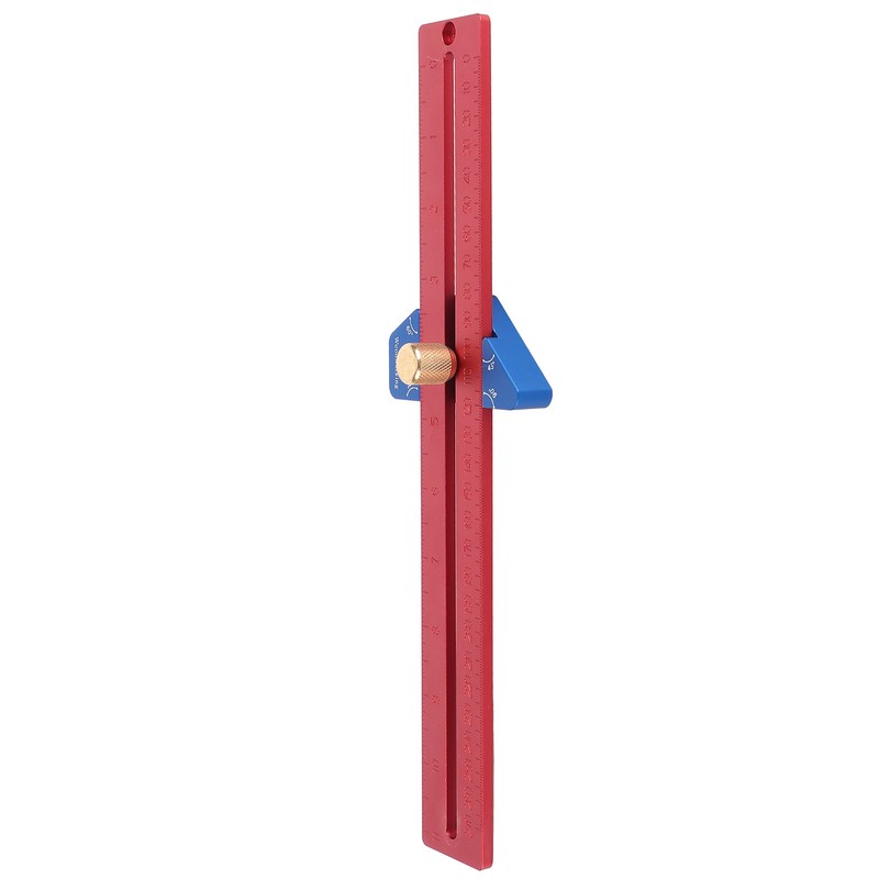 Woodworking Scriber 270mm Aluminum Alloy Angled Ruler Line Scribing Marking