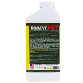 Nature’s MACE Rodent Repellent 40oz Concentrate / Covers 16,800 Sq. Ft. / Repel Mice & Rats / keep mice, rats & rodents out of home, garage, attic, and crawl space / Safe to use around children & pets