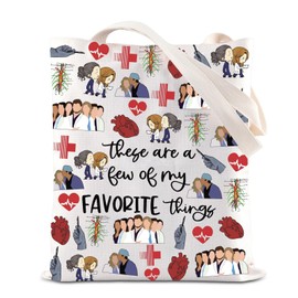 ENSIANTH Grey’s Inspired Gift Doctor Anatomy Movie Lover Gift You’re My Person Shopping Bag Twisted Sisters Tote Bag (grey thing abg)