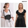 SANSTHS Women Corset Waist Belt, Elastic Wide Renaissance Underbust Corset