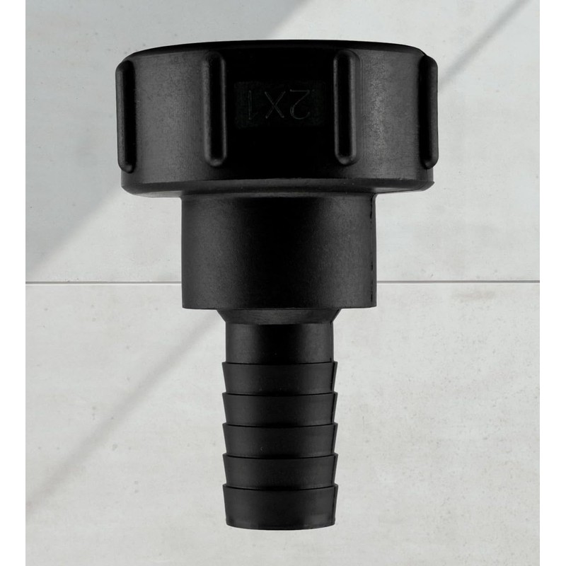 IBC Storage Tank Outlet Adaptor/Connector/hosetail s60x6 coarse Thread-Hose Barb (1"