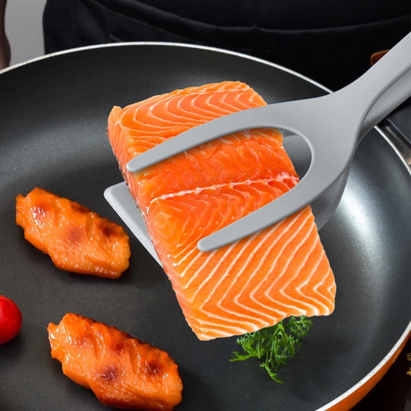 Egg Flipper Spatula 2 in 1 Grip and Flip Spatula