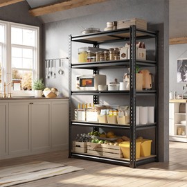 DurayLoly 63" H Garage Shelving 31.5" W Storage Shelves Adjustable 2000LBS Metal Shelving Heavy Duty Garage Shelves for Pantry Kitchen Closet Basement Warehouse