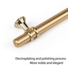 Haliwu 10 Pack Gold Cabinet Handles, Brushed Brass Cabinet Pulls