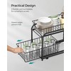 SONGMICS 2-Tier Stackable Cabinet Organizer - Gondola Shelving with 2
