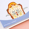 Sunstar Stationery S2843587 Bread Dribble Memo, Book Type, B Pattern