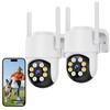 2PCS C?mara de Seguridad Exterior Wifi 2.4ghz