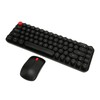 Wireless Keyboard Mouse Combo Mini Portable Retro Silent 2.4G Wireless