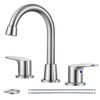 8 Inch Widespread Bathroom Faucet,Brushed Nickel Bathroom Sink Faucet 3