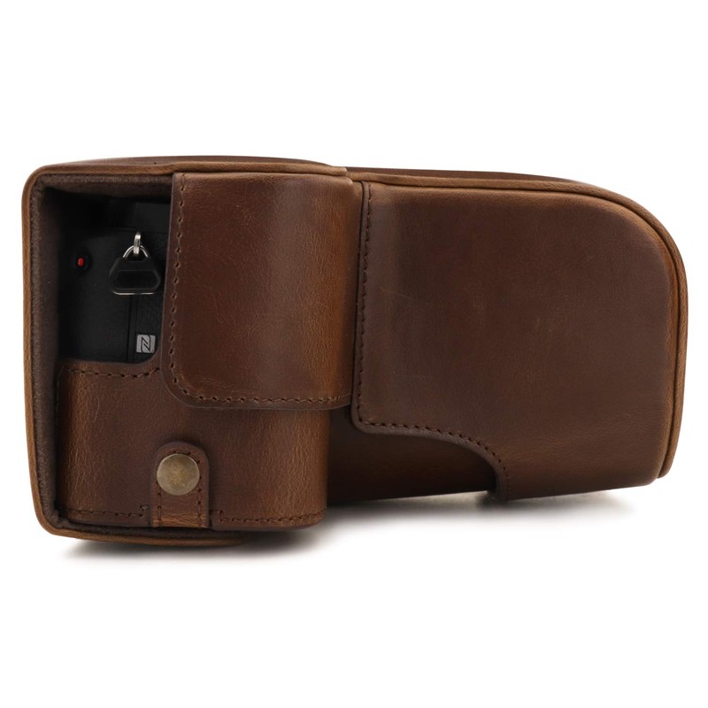 MegaGear MG1805 Ever Ready Leather Camera Case Compatible with Sony