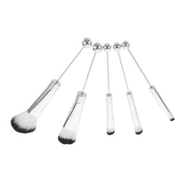 OHPHCALL Metal Handle Makeup Brush Set for Women Includes Blush and Loose Powder Brushes Soft Bristles for Seamless Application Versatile Makeup Looks