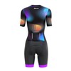 Sikma Women’s Half Sleeve Trisuit Breathable Mesh Triathlon Padded Suit