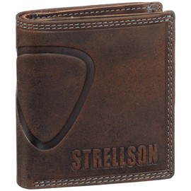 Strellson Baker Street Billfold Q7 4010000047 Herren Geldbörsen 9.5 x 10 x 2.5 cm (B x H x T), Braun (dark brown 702)
