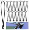 30 Pcs Bungee Cords with Hooks, 10 Inch(25cm) Black Bungee