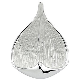Vinani 2ABT-EZ Pendant Flower Leaf Matt Shiny 3D Sterling Silver 925, Sterling Silver, No Gemstone