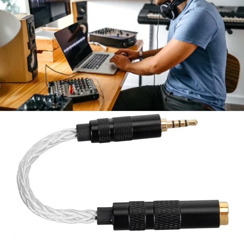 4.4mm to 2.5mm Sound Cable Professional Female To Male Headphone
