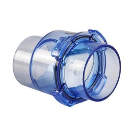 2'' Check Valve - Backdraft Damper - 2 inch Non-Return Damper Flap to Connect PVC Pipe or Hose - Perfect for Use in Flue, Sewer Pipeline, Bathrooms, Ventilation Systems, 2inch Horizontal
